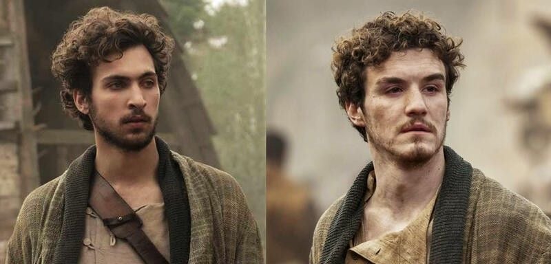 A Roda do Tempo: Mat Cauthon na 1ª temporada (Barney Harris) e na 2ª temporada (Dónal Finn)