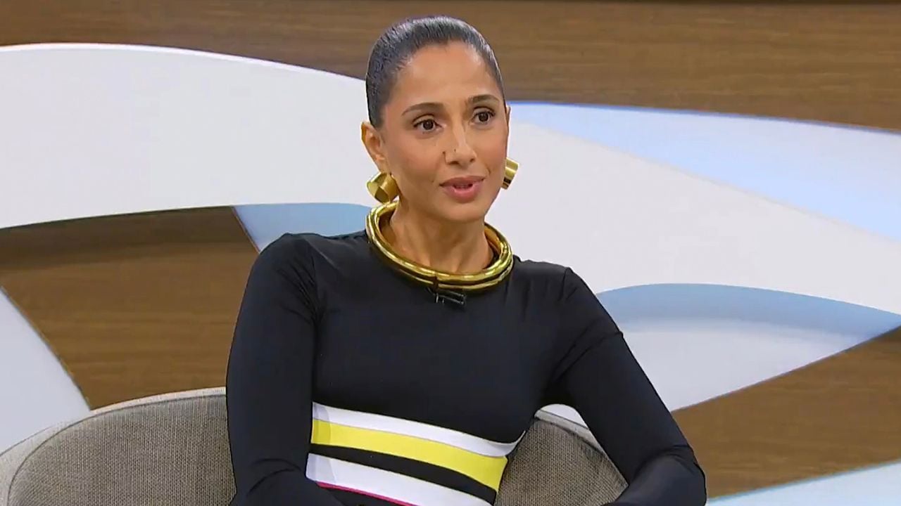 Camila Pitanga no Roda Viva, da TV Cultura