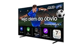 TV Samsung Vision AI 55" QLED 4K QEF1 + Soundbar Samsung HW-B400F
