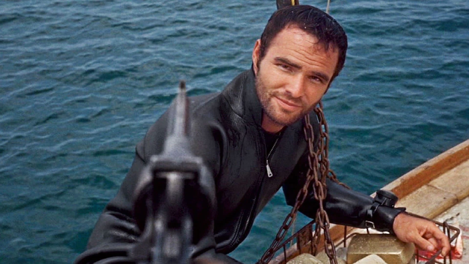 Burt Reynolds no filme Shark!