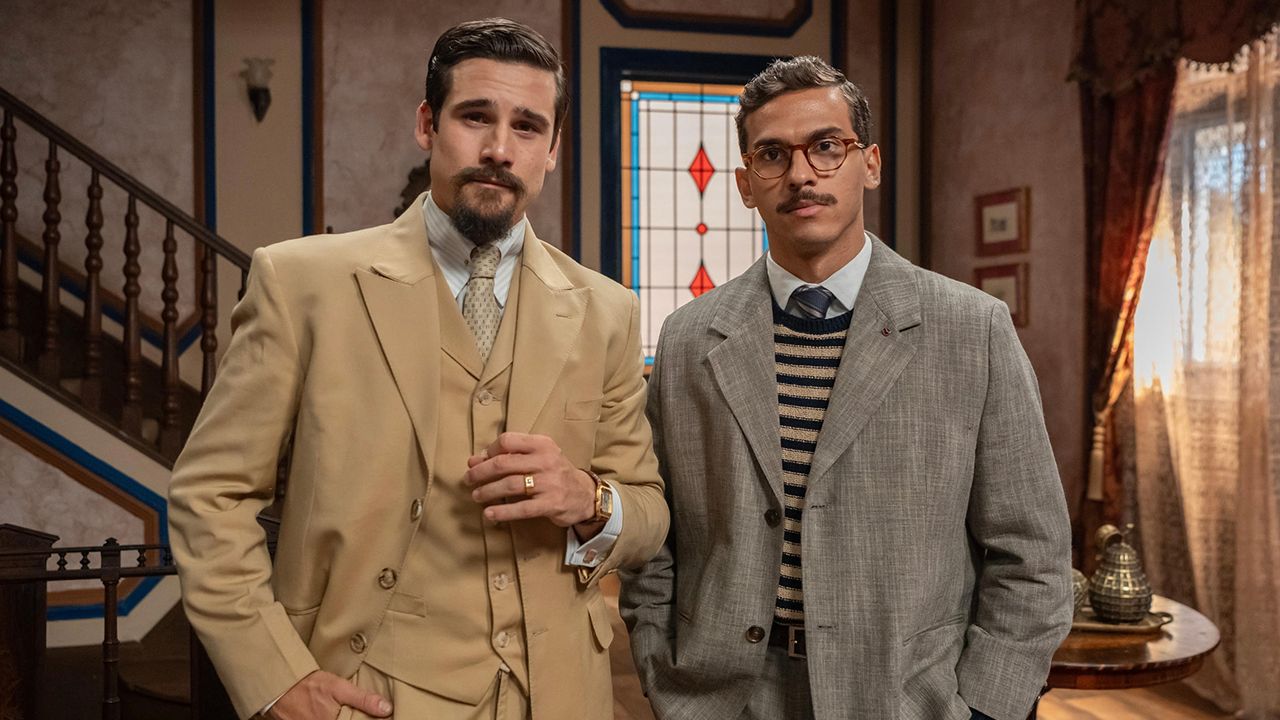  Mirinho (Nicolas Prattes) e Fabrício (Ruan Aguiar).