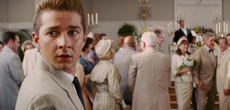Shia LaBeouf como Mutt Williams em Indiana Jones