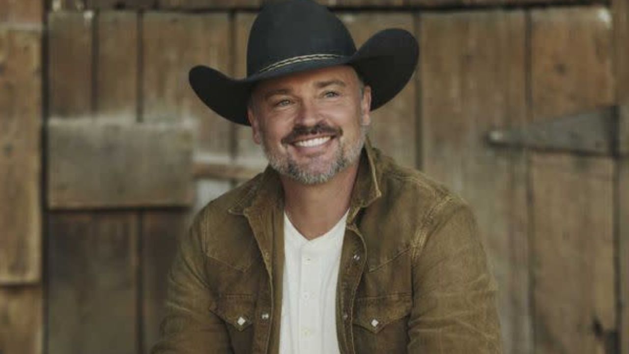 Tom Welling no Rancho Diamond Cross em Jackson Hole, Wyoming.