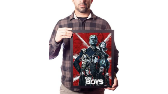 Quadro The Boys Arte Na Moldura Serie Decoração