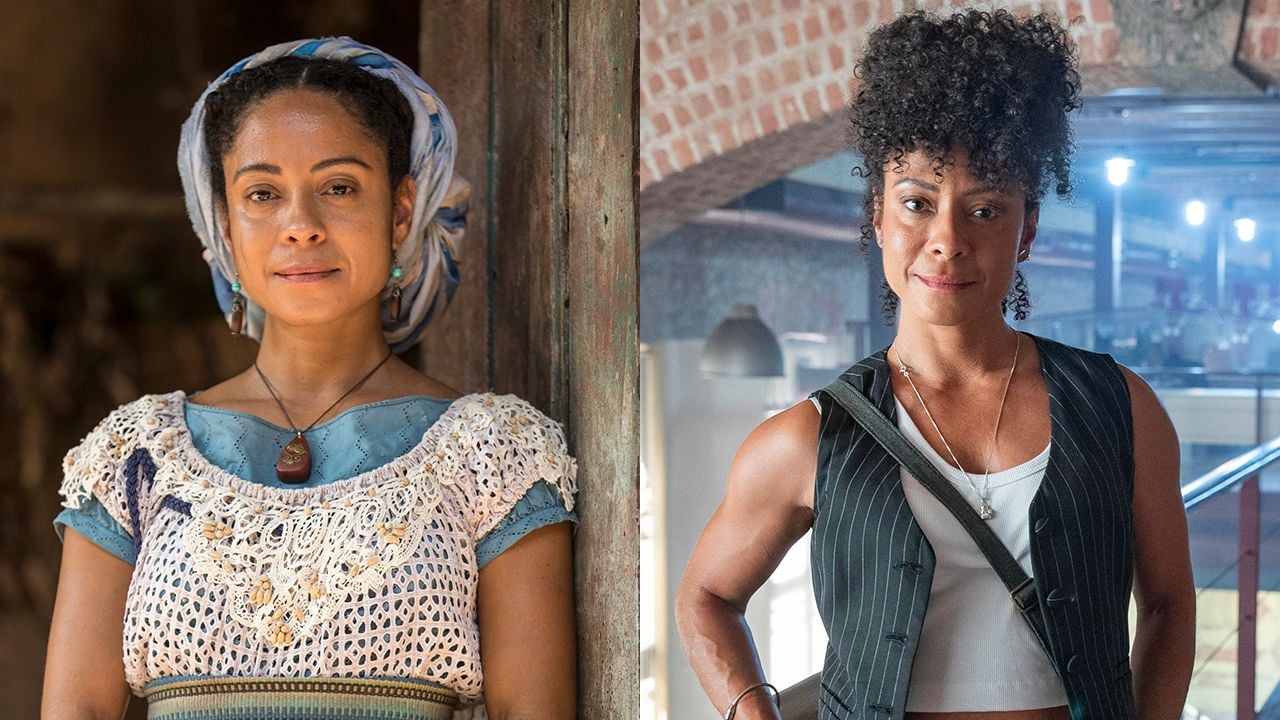 Cinnara Leal em Nos Tempos do Imperador (2021) e Fuzuê (2023)