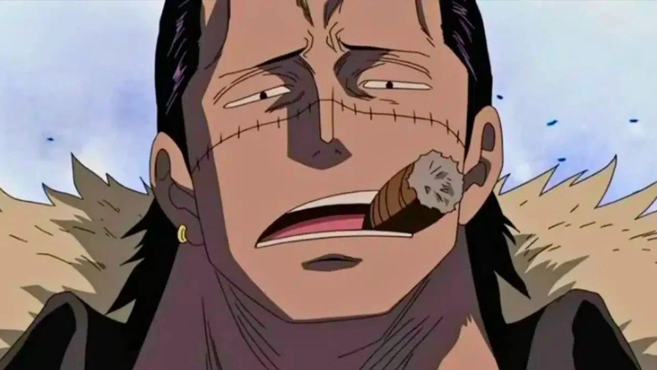 Essa é a aparência de Crocodile no anime