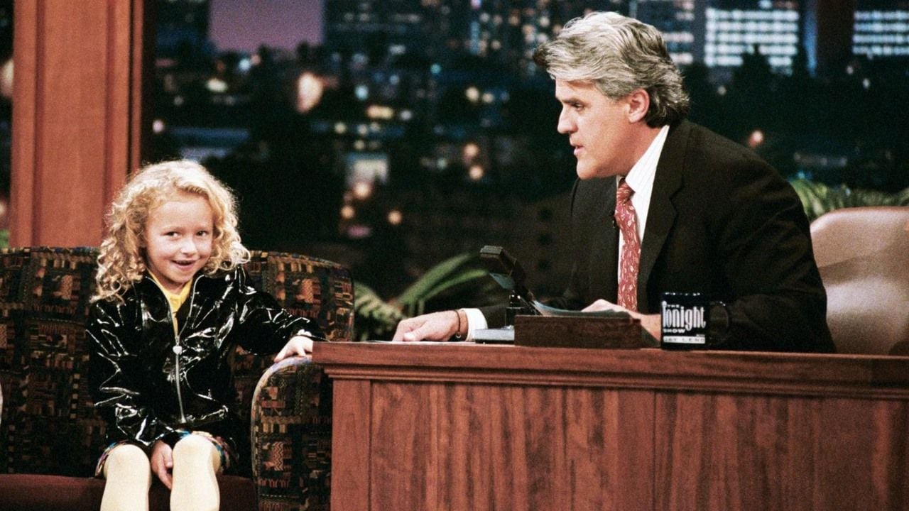 Hayden Panettiere no The Tonight Show with Jay Leno, aos 7 anos de idade