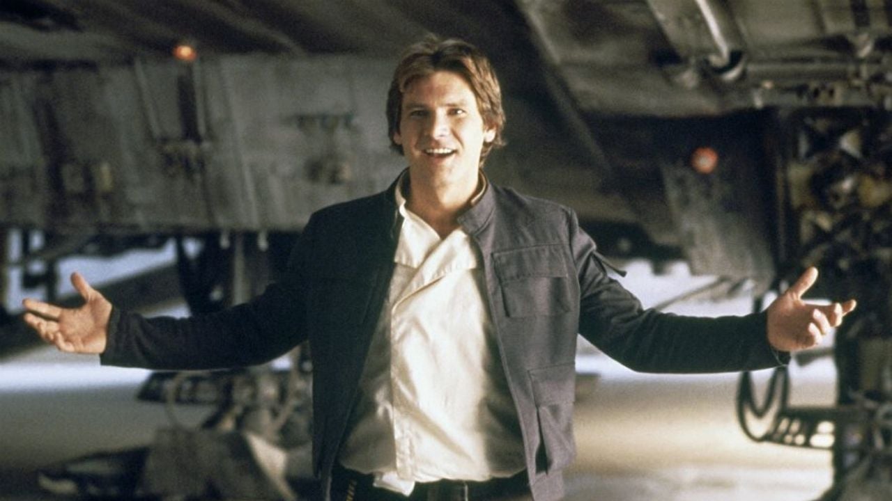 Harrison Ford como Han Solo, em Star Wars