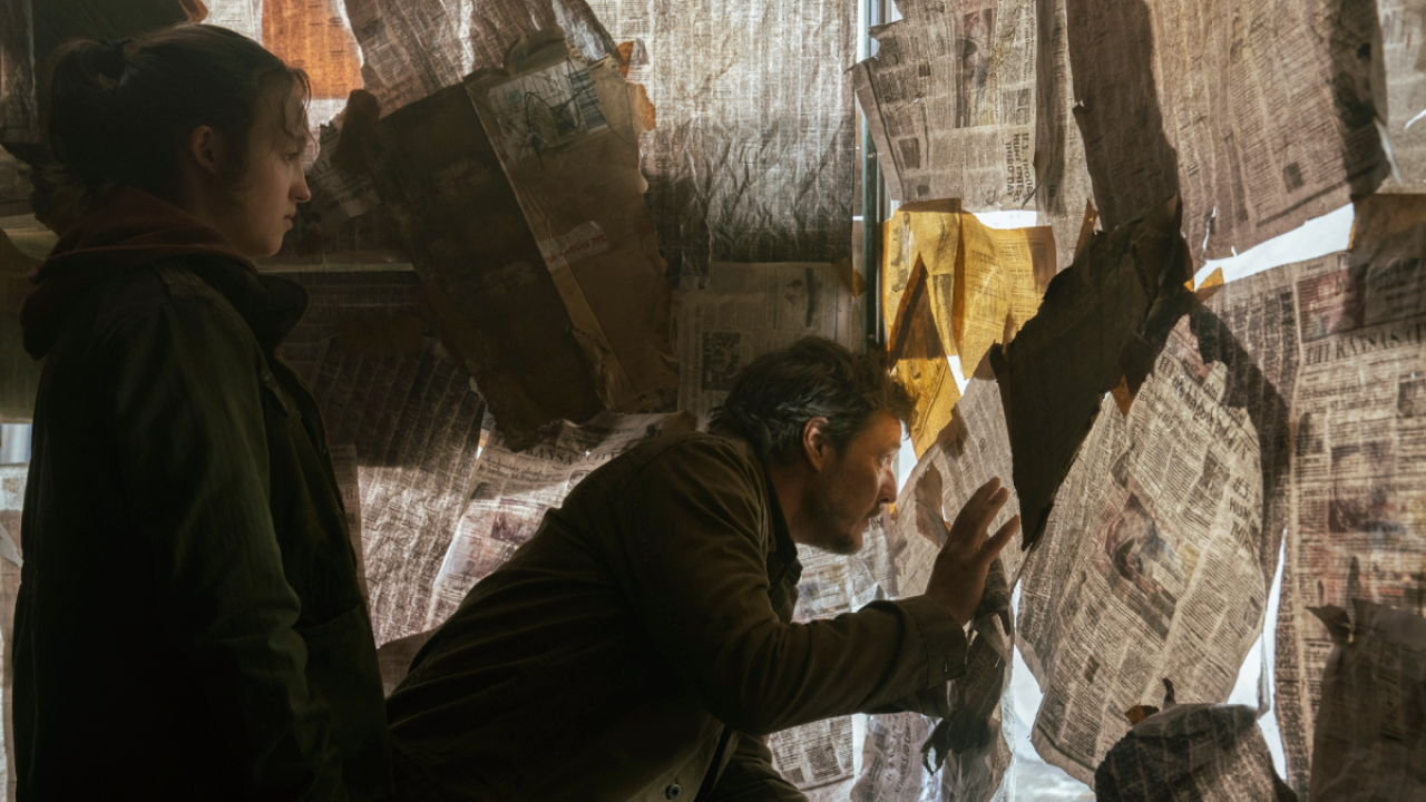Ellie e Joel no 4º episódio de The Last of Us.