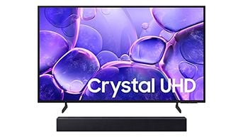 Smart TV Samsung 58” Crystal UHD + Soundbar Samsung