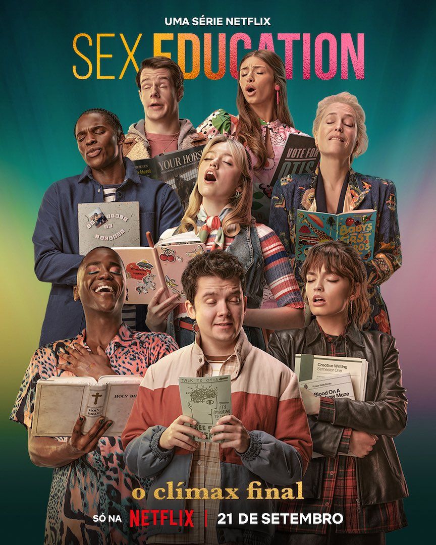 Pôster da 4ª temporada de Sex Education