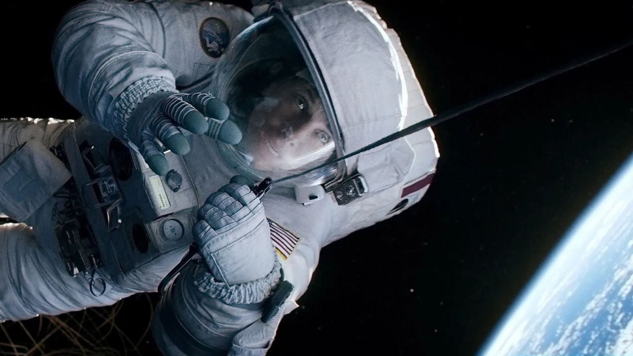 Sandra Bullock em Gravidade.