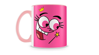 Caneca Personalizada Padrinhos Mágicos (wanda), Amo Canecas