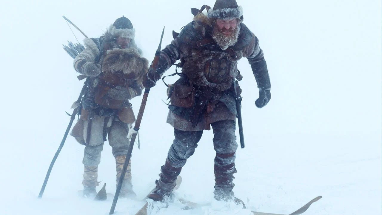 Com o bebê a bordo durante a tempestade de neve