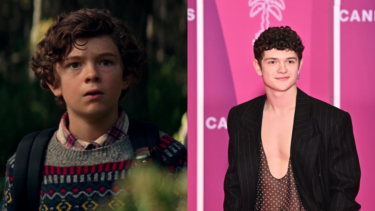 Noah Jupe em Um Lugar Silencioso 1, e em 2024.