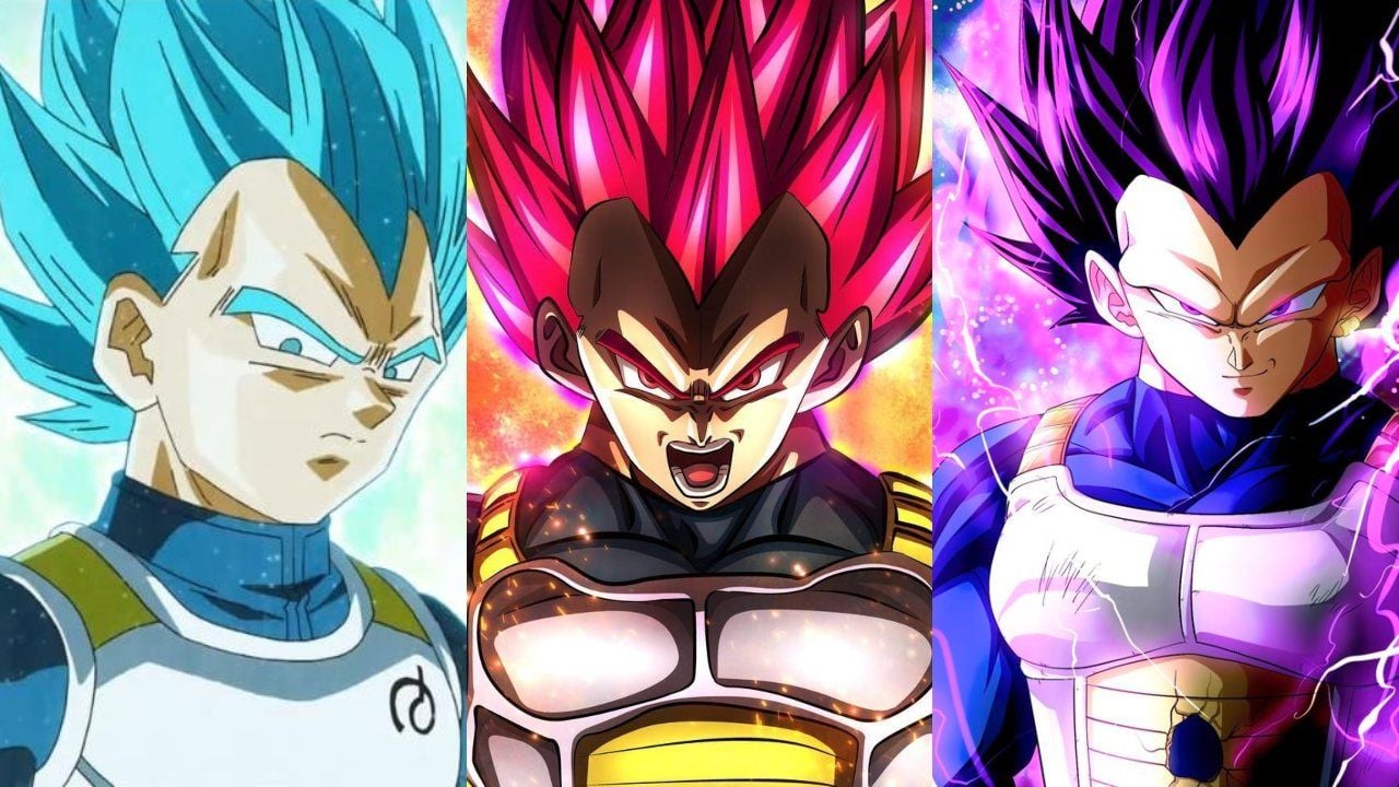 Dragon Ball Z: Assim ficariam Goku e Vegeta se todas as suas