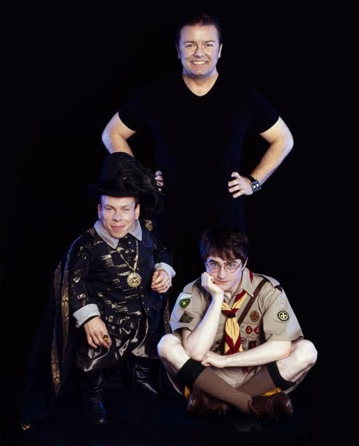 Extras : Fotos Daniel Radcliffe, Ricky Gervais, Warwick Davis - 15 no