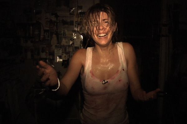 Reporter Ángela Vidal in a terrified scene from the Spanish film REC
