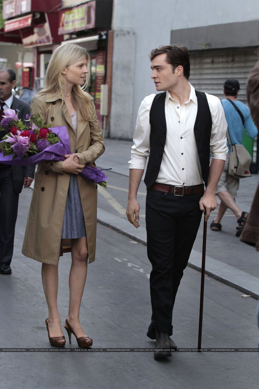 Gossip Girl Gossip Girl Foto Clémence Poésy, Ed Westwick 117 no