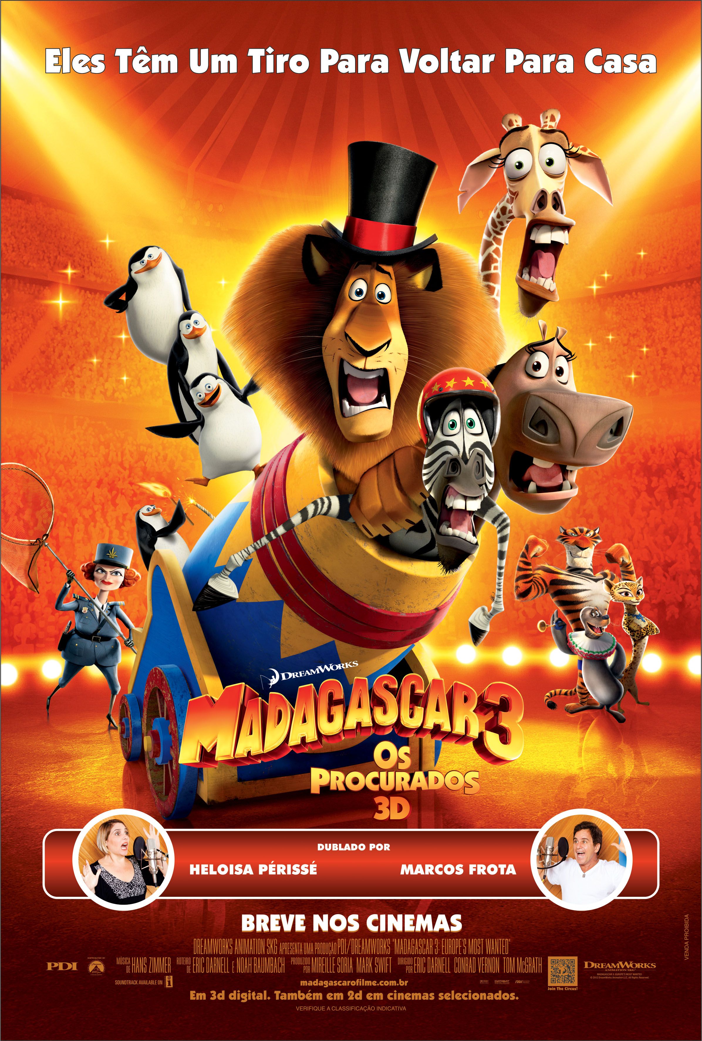 DreamWorks Madagascar em Português, Olha, é a Glória!!