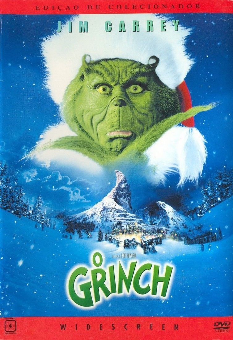 Fantasia Grinch Papai de Noel: O Grinch 2000 Filme Movie Natal