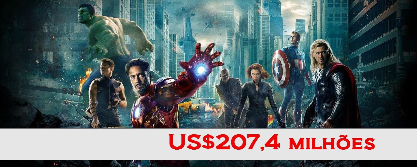 Bilheterias Estados Unidos: Confira os números impressionantes de Os Vingadores