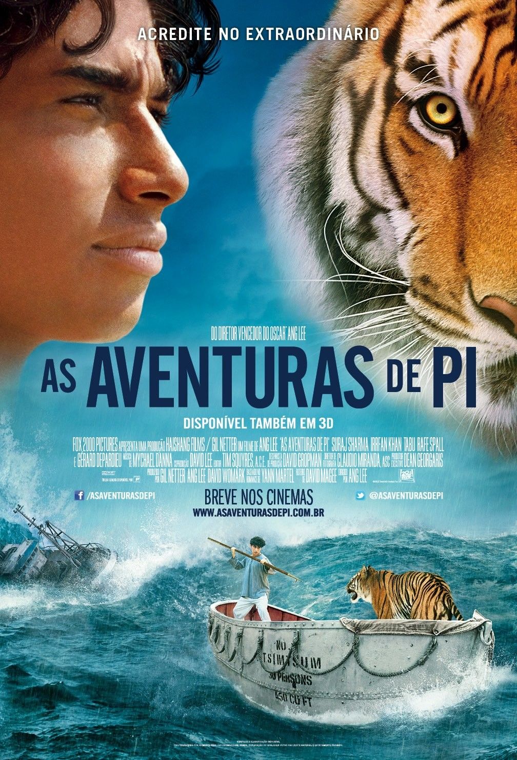 Todos Os P Sters Do Filme As Aventuras De Pi Adorocinema