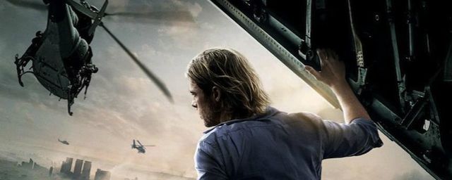 Muito Brad Pitt e poucos zumbis no novo cartaz de Guerra Mundial Z