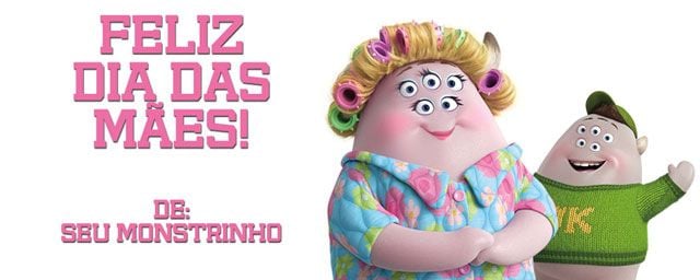Universidade Monstros comemora o Dia das Mães em vídeo dublado e cartaz especial