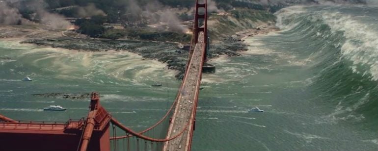 Se segura, The Rock! Onda gigantesca impressiona em novo trailer de Terremoto - A Falha de San Andreas