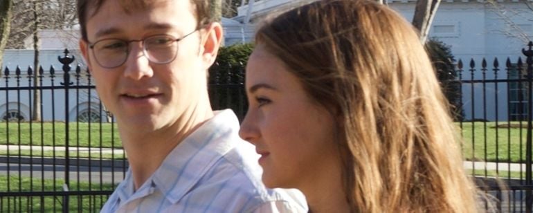 Joseph Gordon-Levitt e Shailene Woodley são destaques em imagem da cinebiografia de Edward Snowden