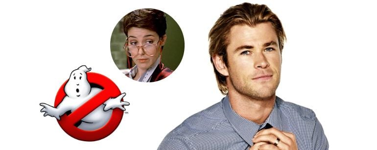 Chris Hemsworth será o recepcionista no reboot feminino de Os Caça-Fantasmas