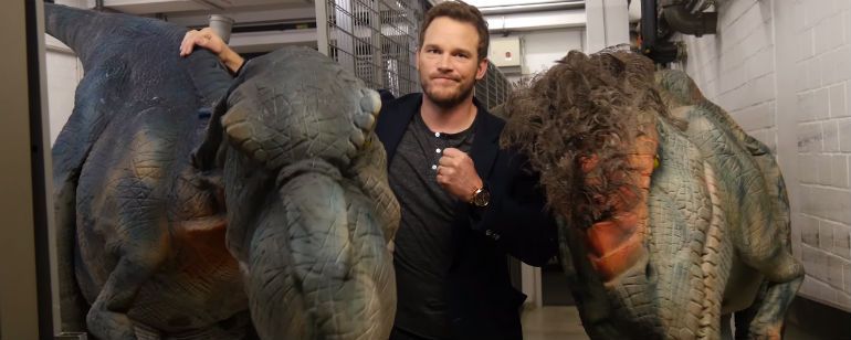 Ataque dos Dinossauros? Chris Pratt cai em pegadinha de Jurassic World