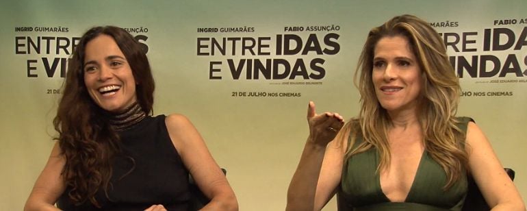 Ingrid Guimarães e Alice Braga explicam como surgiu a amizade inseparável de Entre Idas e Vindas (Exclusivo)