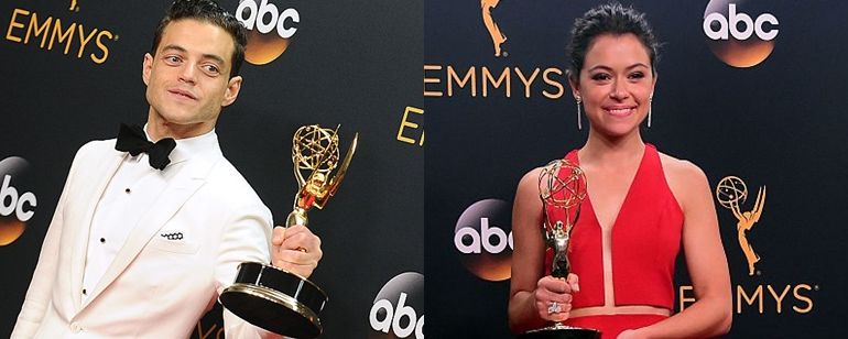 Emmy Awards 2016: Tatiana Maslany e Rami Malek são os assuntos mais comentados nas redes sociais