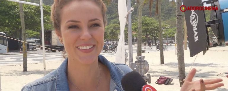 Paolla Oliveira filma comédia romântica luso-brasileira em praia do Rio (Exclusivo)