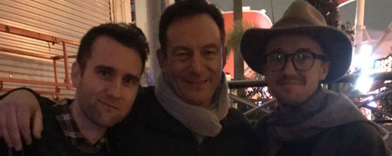 Harry Potter: Malfoys, Neville Longbottom e Professor Flitwick se reúnem em fotos nostálgicas