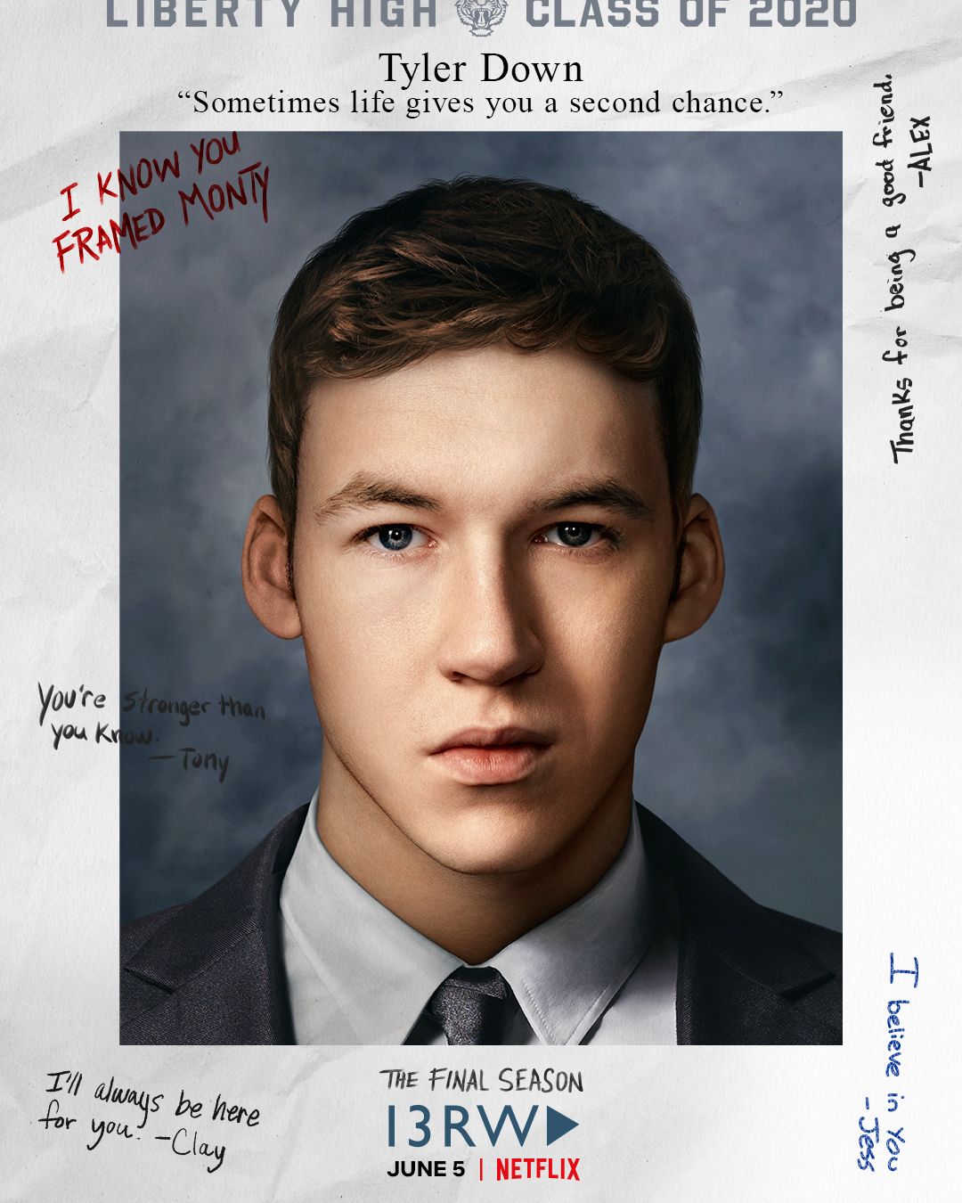 13 Reasons Why Netflix Revela Cartazes Individuais Da 4ª Temporada