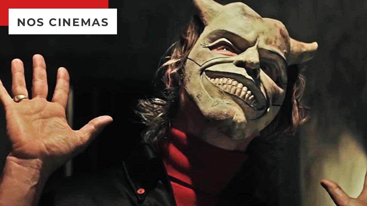 Compre Máscara de terror de Halloween COS Exorcista Sorriso Rosto