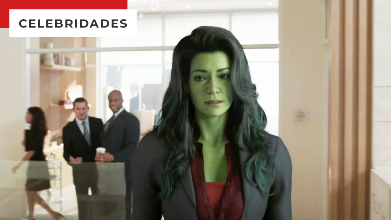 Mulher-Hulk dançando com a rapper Megan Thee Stallion em episódio 3 da  série She-Hulk 