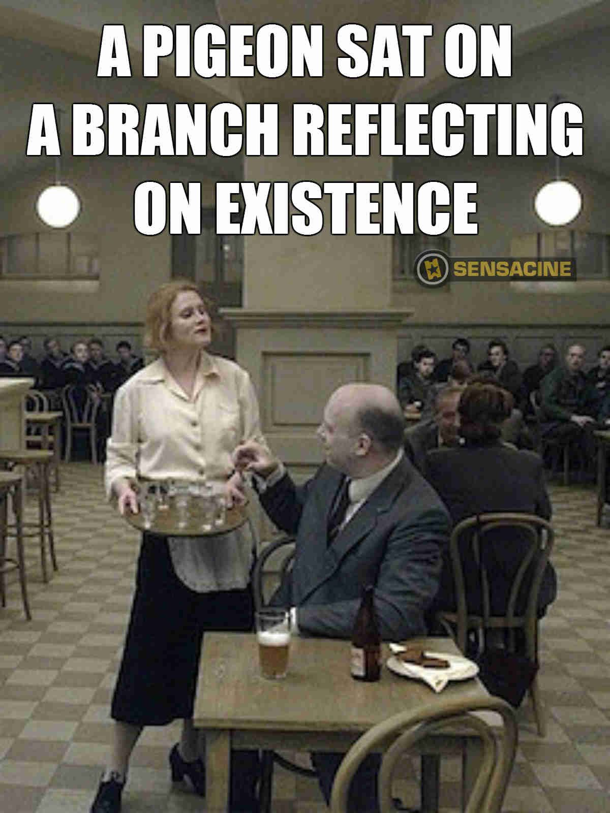 Pôster do filme Um Pombo Pousou