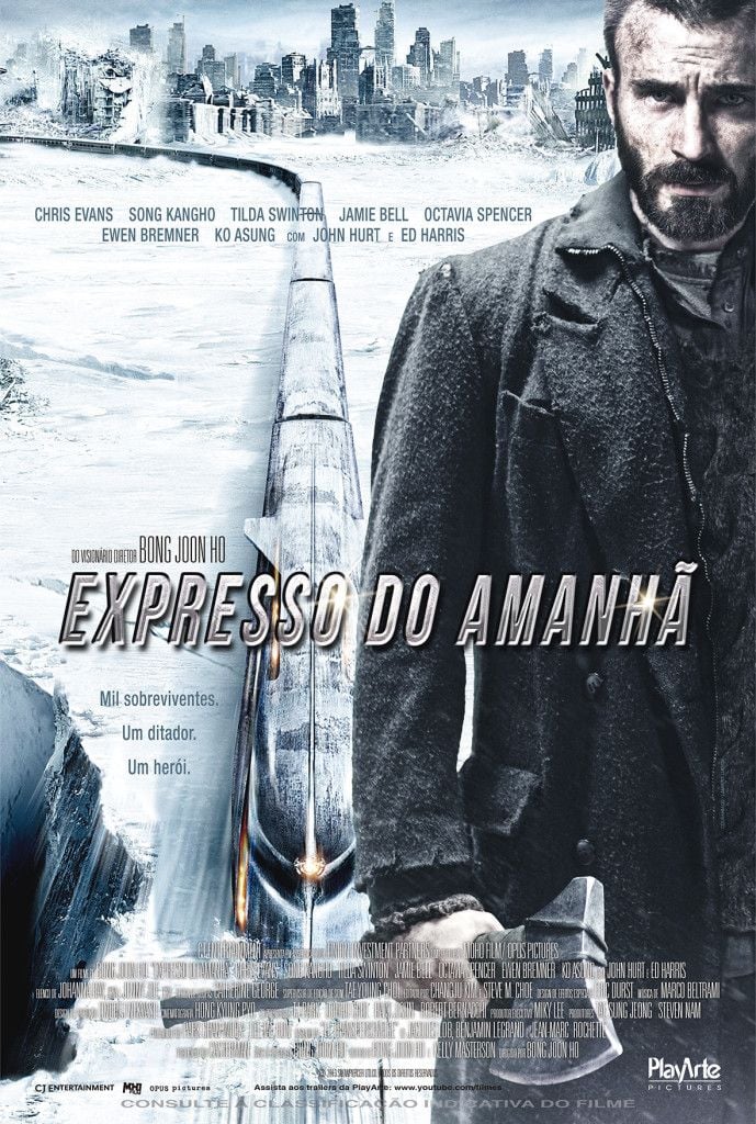 Comparação entre ator e personagem para o filme Expresso Polar