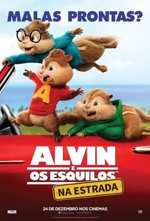 Um personagem de desenho animado do filme alvin e os esquilos