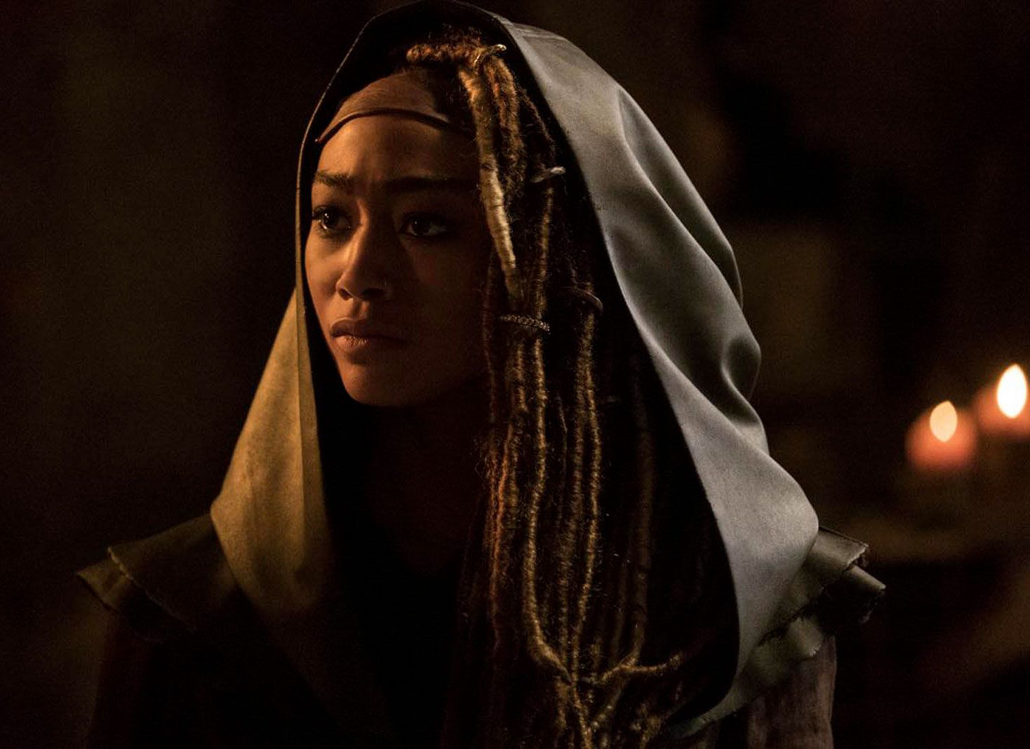 Tati Gabrielle, The 100 Wiki