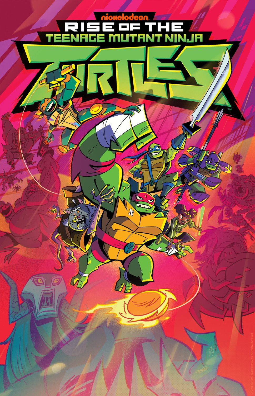 rise of the tmnt 4 turtles