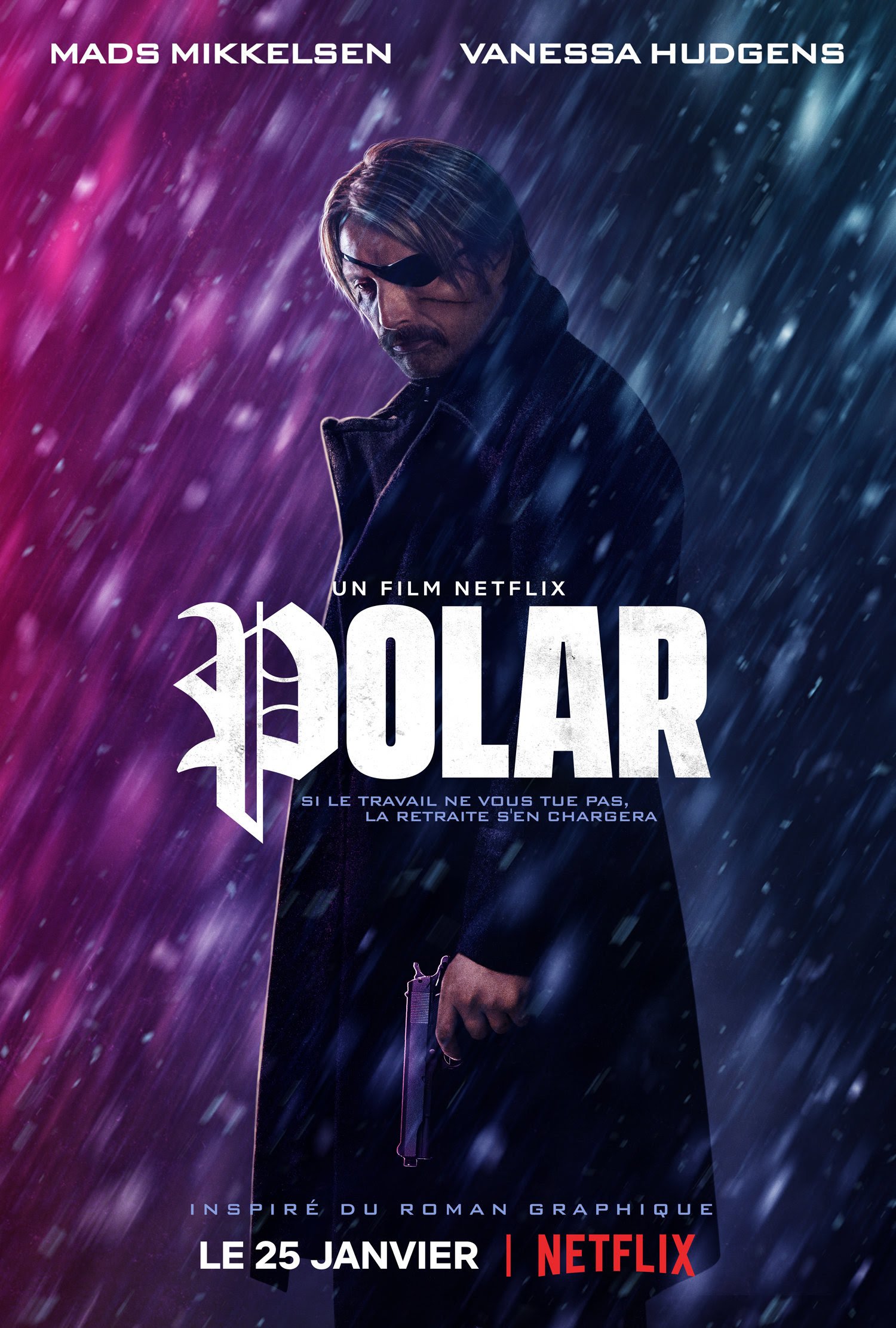 Netflix divulga trailer de Polar, filme baseado em quadrinhos
