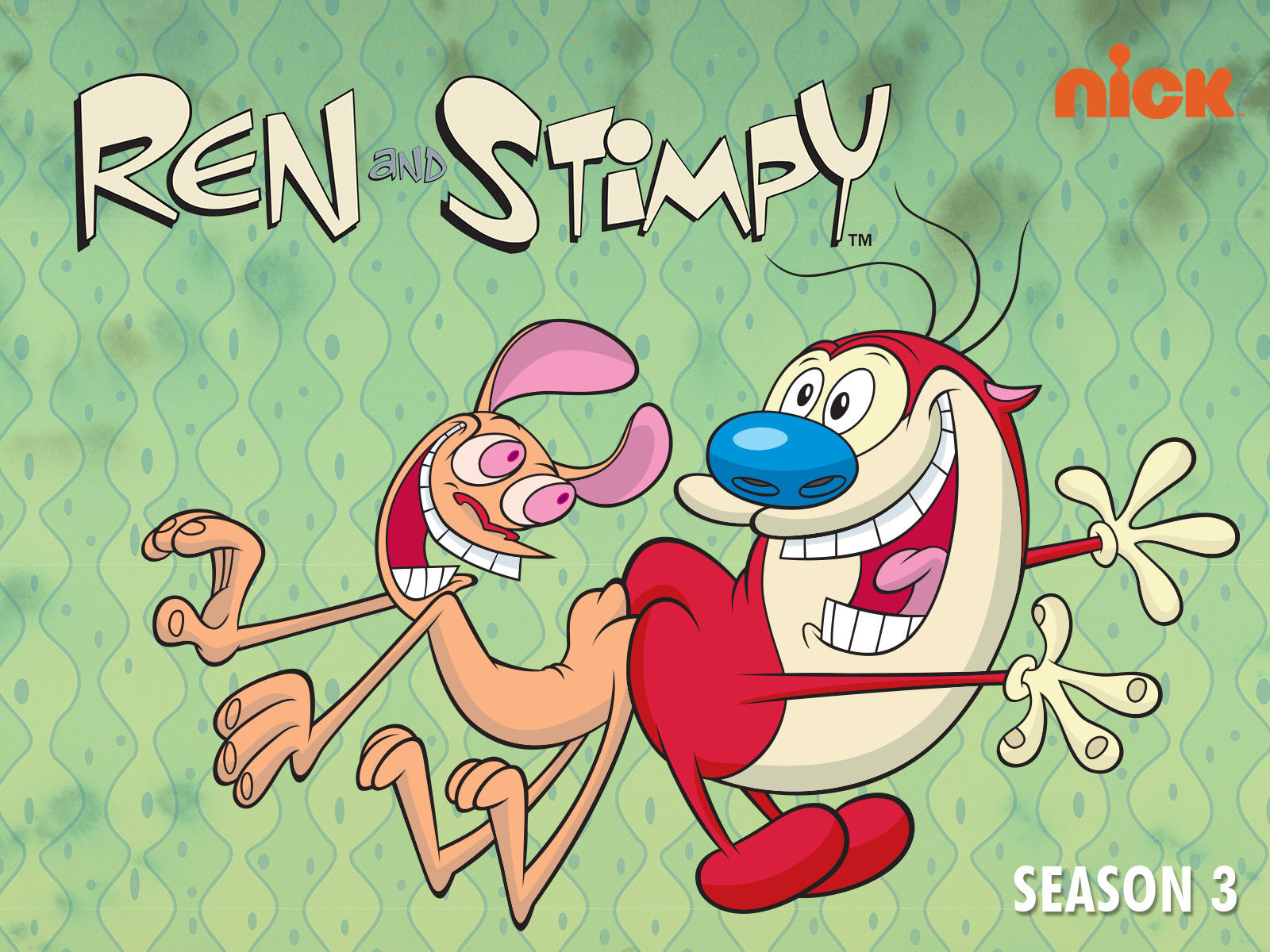 Descubra este pôster da temporada 3 da série TV The Ren &amp; <b>Stimpy</b> Sh...