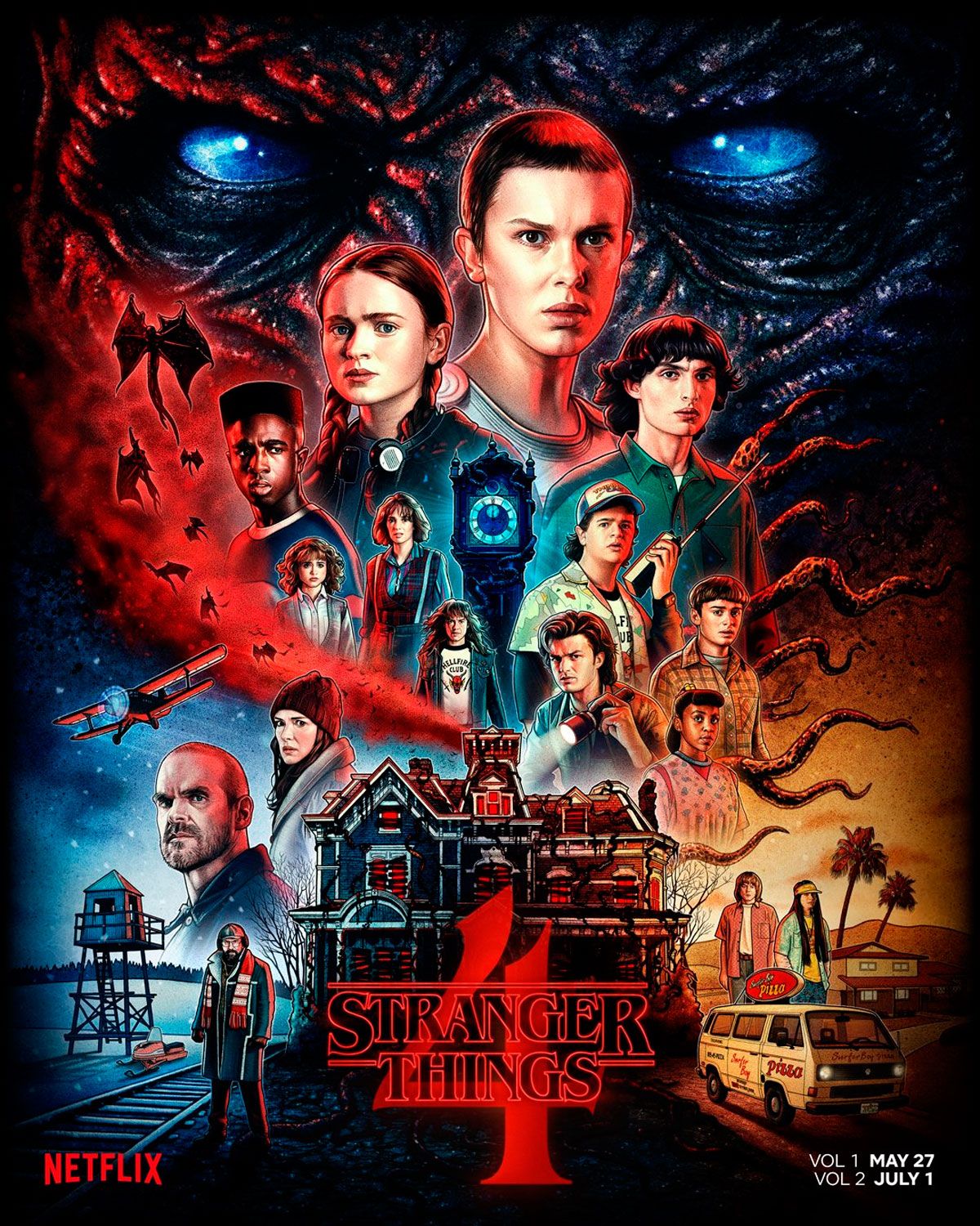 Stranger Things: Que horas estreia a 4ª temporada na Netflix? Primeiro  volume terá 7 episódios - Notícias Série - como visto na Web - AdoroCinema