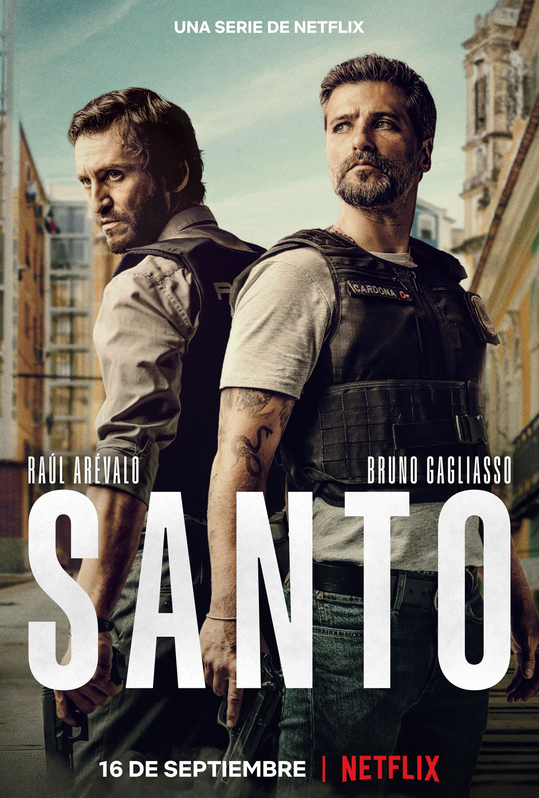 Santo, série espanhola protagonizada por Bruno Gagliasso, ganha trailer e  pôster oficiais - ArteView