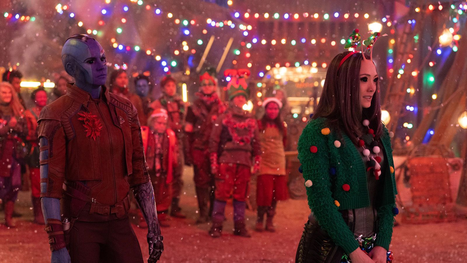 Foto de Pom Klementieff Especial de Fim de Ano Guardiões da Galáxia Fotos Dave Bautista, Pom